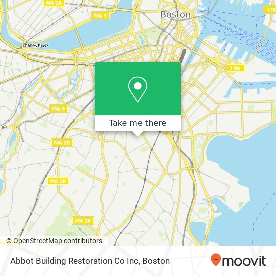 Abbot Building Restoration Co Inc map