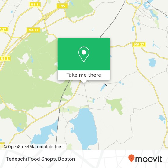 Tedeschi Food Shops map