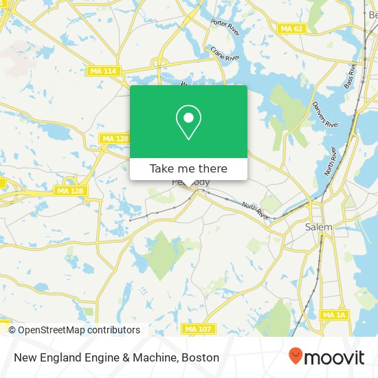 Mapa de New England Engine & Machine