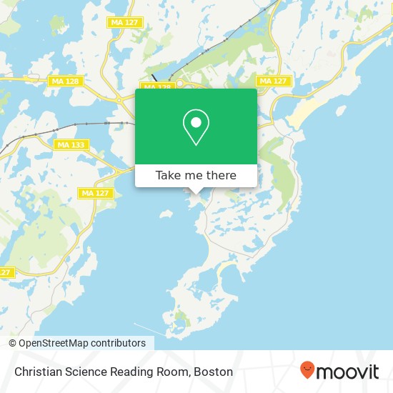 Mapa de Christian Science Reading Room