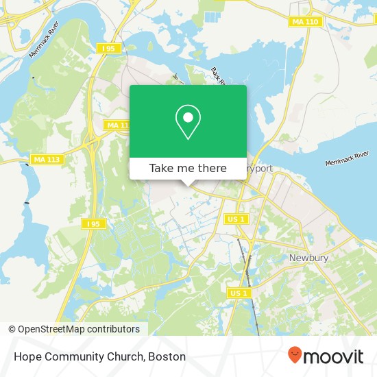 Mapa de Hope Community Church