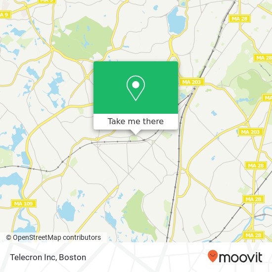 Telecron Inc map