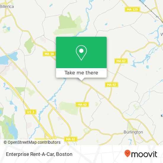 Mapa de Enterprise Rent-A-Car