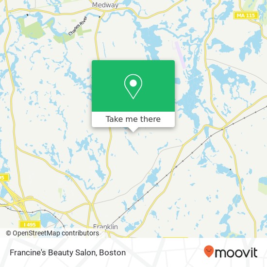 Mapa de Francine's Beauty Salon