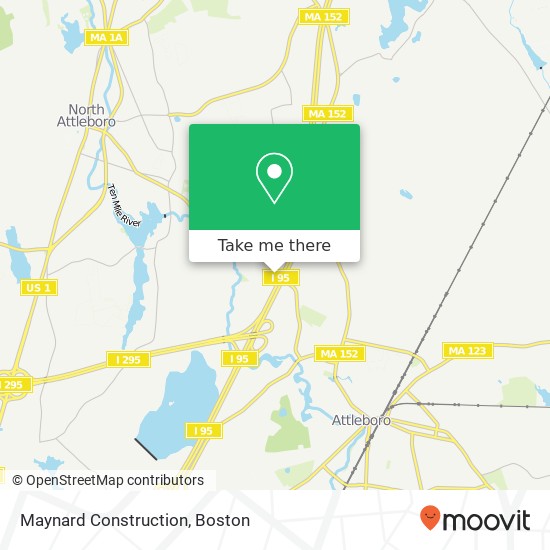 Mapa de Maynard Construction