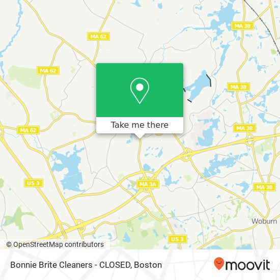 Mapa de Bonnie Brite Cleaners - CLOSED