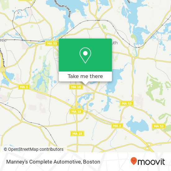 Mapa de Manney's Complete Automotive