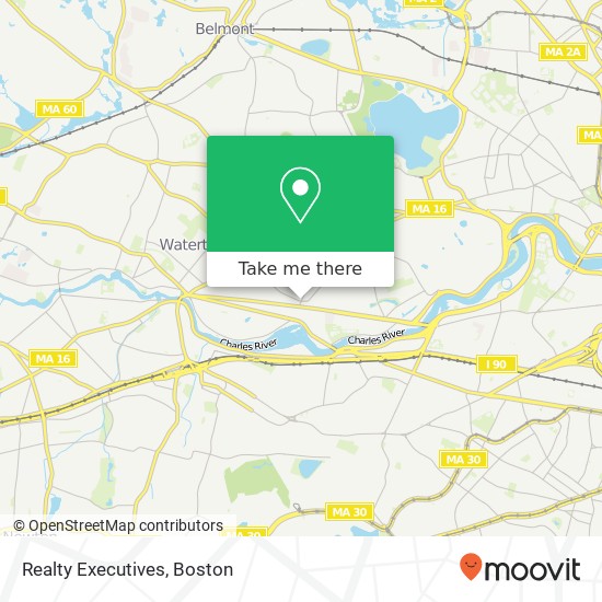 Realty Executives map