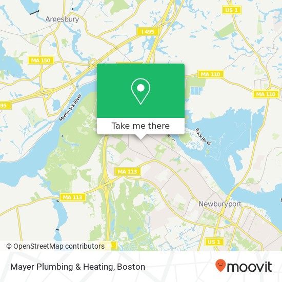 Mayer Plumbing & Heating map