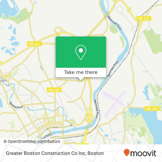 Mapa de Greater Boston Construction Co Inc