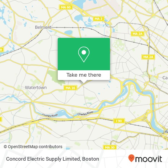 Mapa de Concord Electric Supply Limited