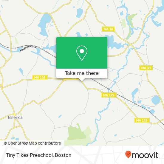 Mapa de Tiny Tikes Preschool