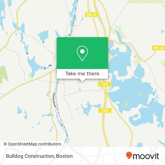 Bulldog Construction map