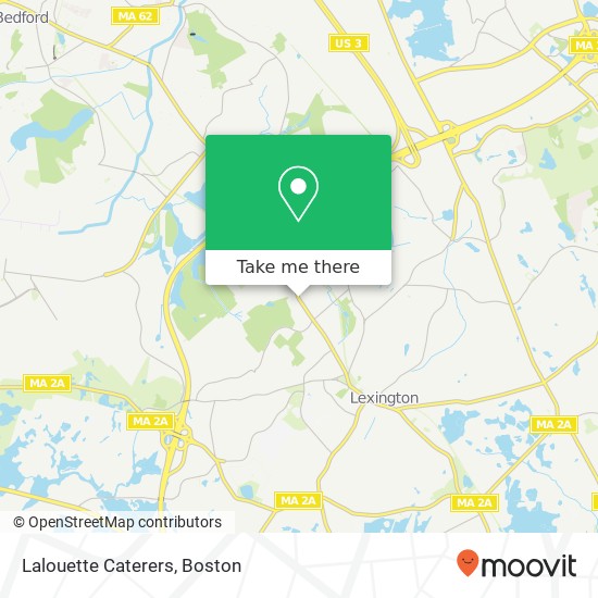 Lalouette Caterers map