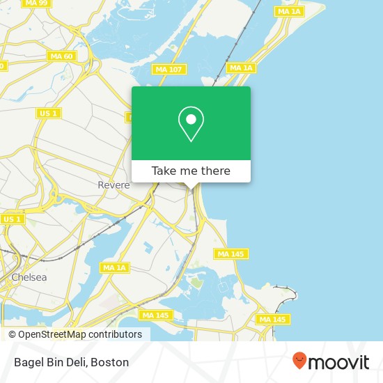 Bagel Bin Deli map