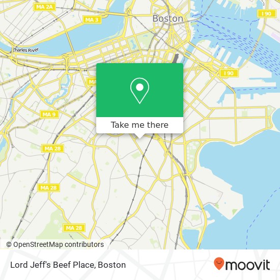Mapa de Lord Jeff's Beef Place