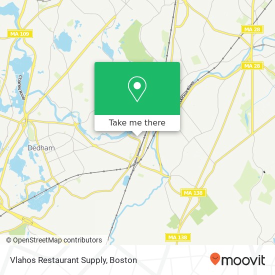 Vlahos Restaurant Supply map