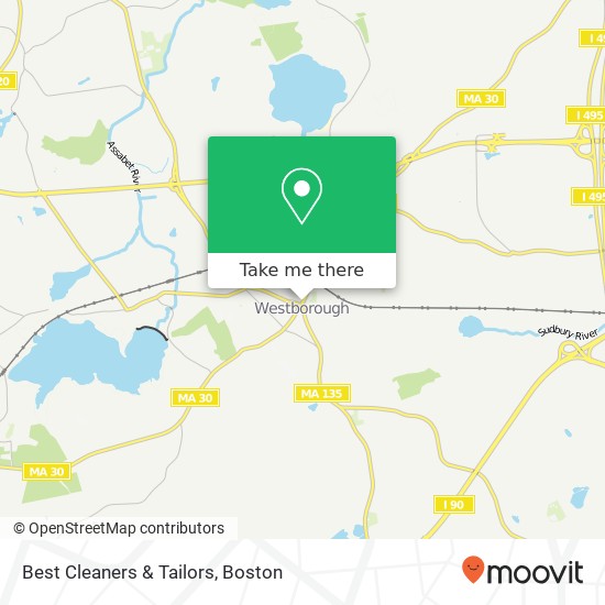 Best Cleaners & Tailors map