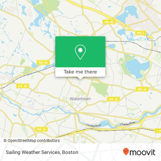 Mapa de Sailing Weather Services