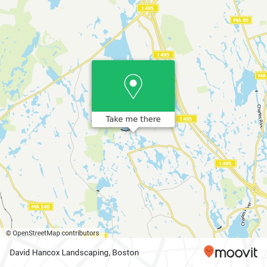 David Hancox Landscaping map