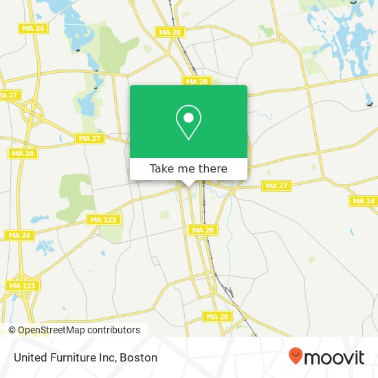 United Furniture Inc map