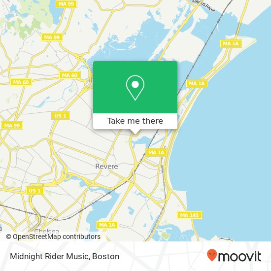 Mapa de Midnight Rider Music