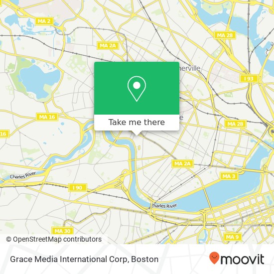 Grace Media International Corp map