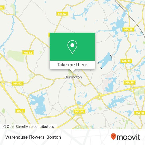 Warehouse Flowers map