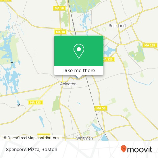 Mapa de Spencer's Pizza