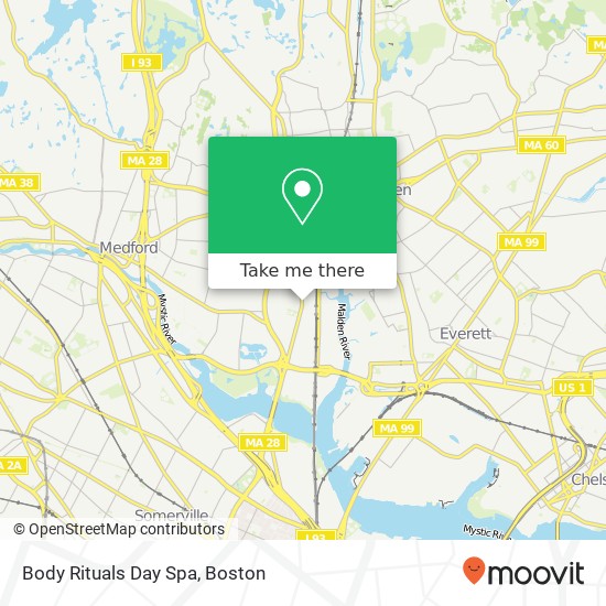 Mapa de Body Rituals Day Spa