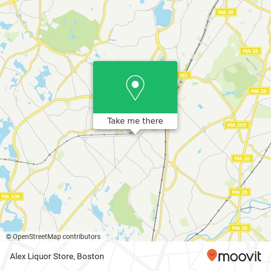 Alex Liquor Store map