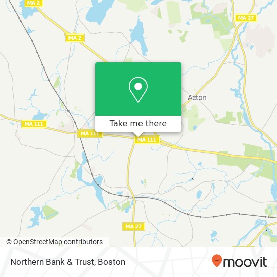Mapa de Northern Bank & Trust