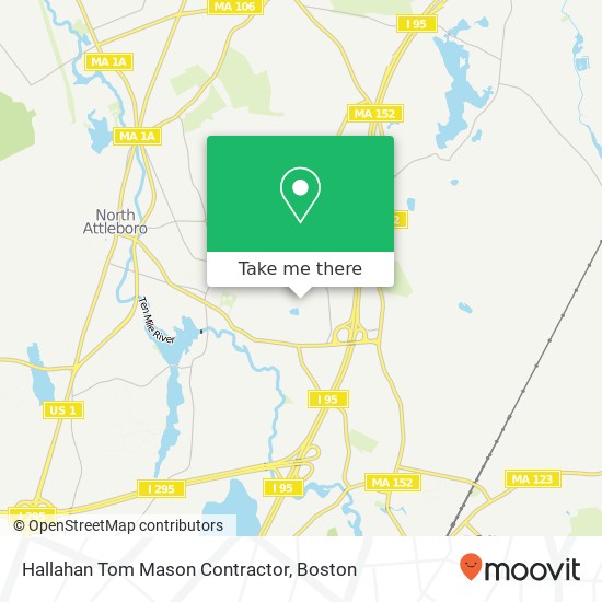 Mapa de Hallahan Tom Mason Contractor