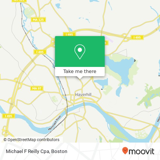 Michael F Reilly Cpa map