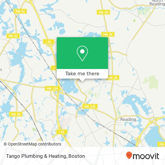 Mapa de Tango Plumbing & Heating