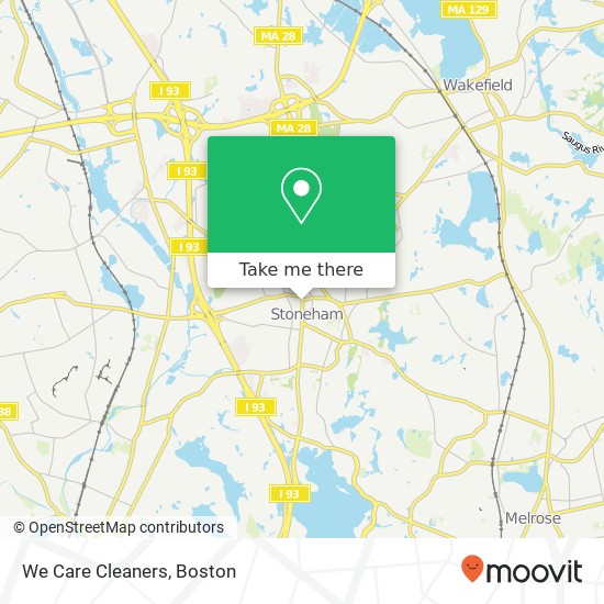 We Care Cleaners map