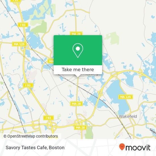 Savory Tastes Cafe map