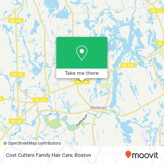 Cost Cutters Family Hair Care map