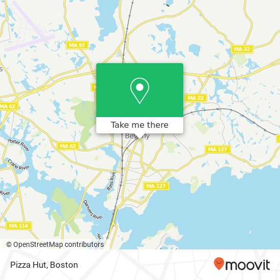 Pizza Hut map