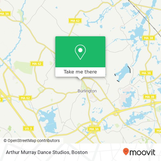 Arthur Murray Dance Studios map