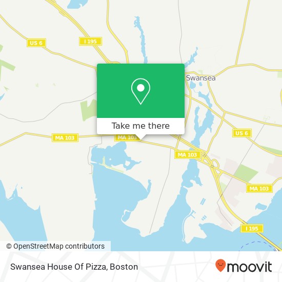 Swansea House Of Pizza map