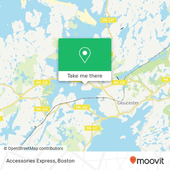 Accessories Express map