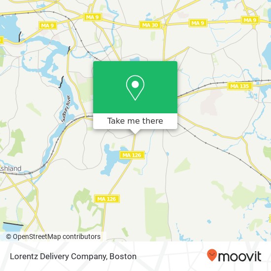 Mapa de Lorentz Delivery Company