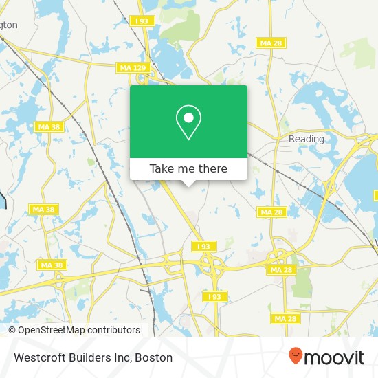 Westcroft Builders Inc map