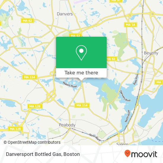 Mapa de Danversport Bottled Gas