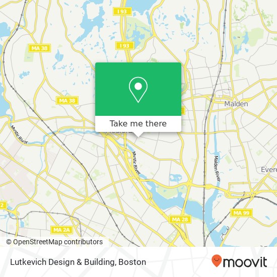 Lutkevich Design & Building map