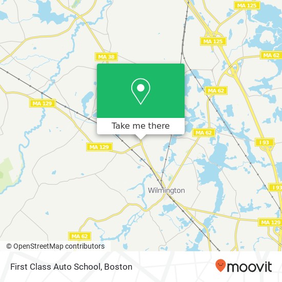 Mapa de First Class Auto School