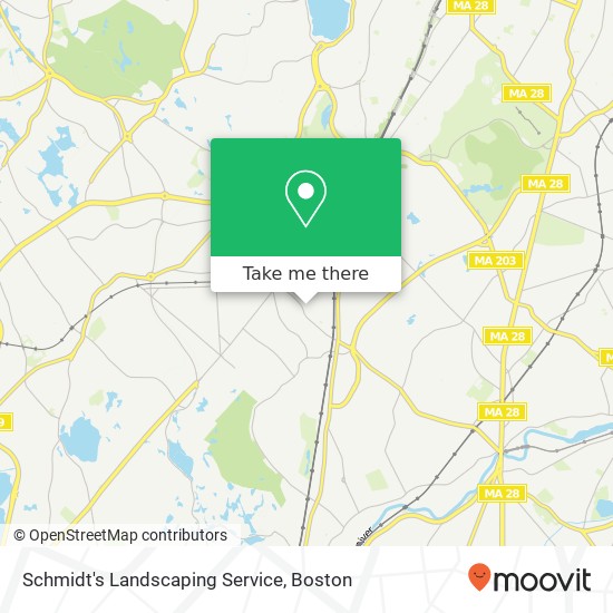 Mapa de Schmidt's Landscaping Service