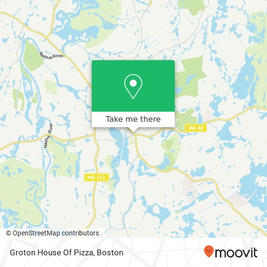 Mapa de Groton House Of Pizza