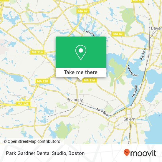 Mapa de Park Gardner Dental Studio